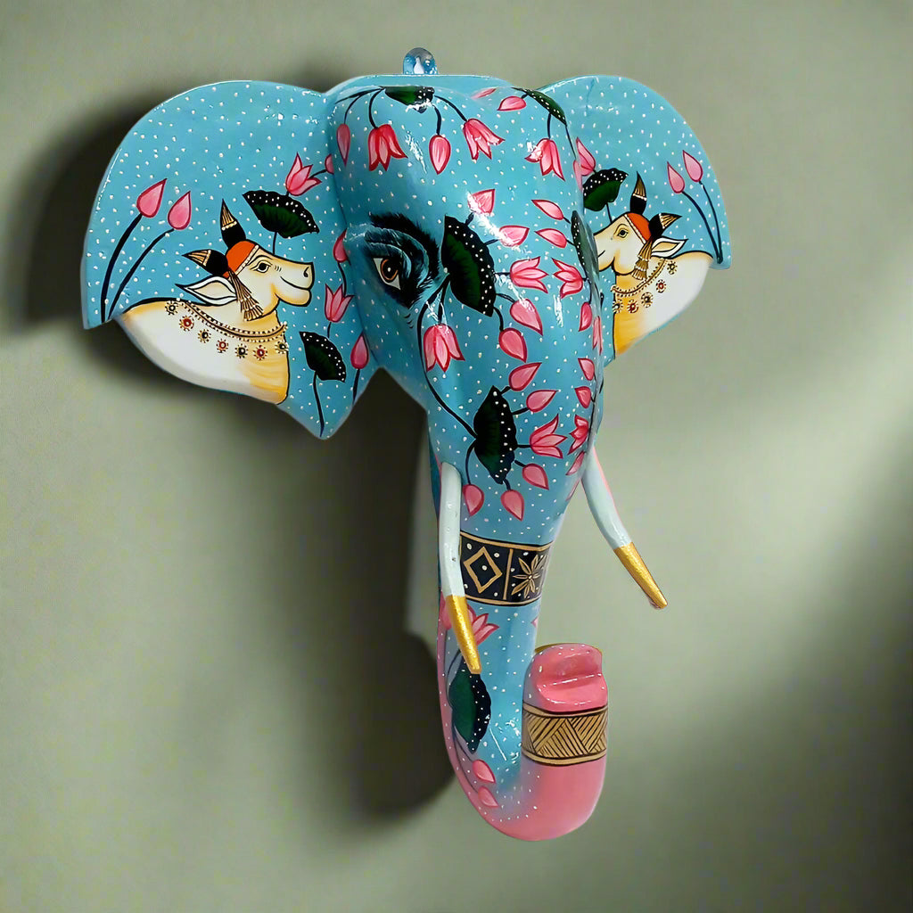 Wooden Elephant Mask