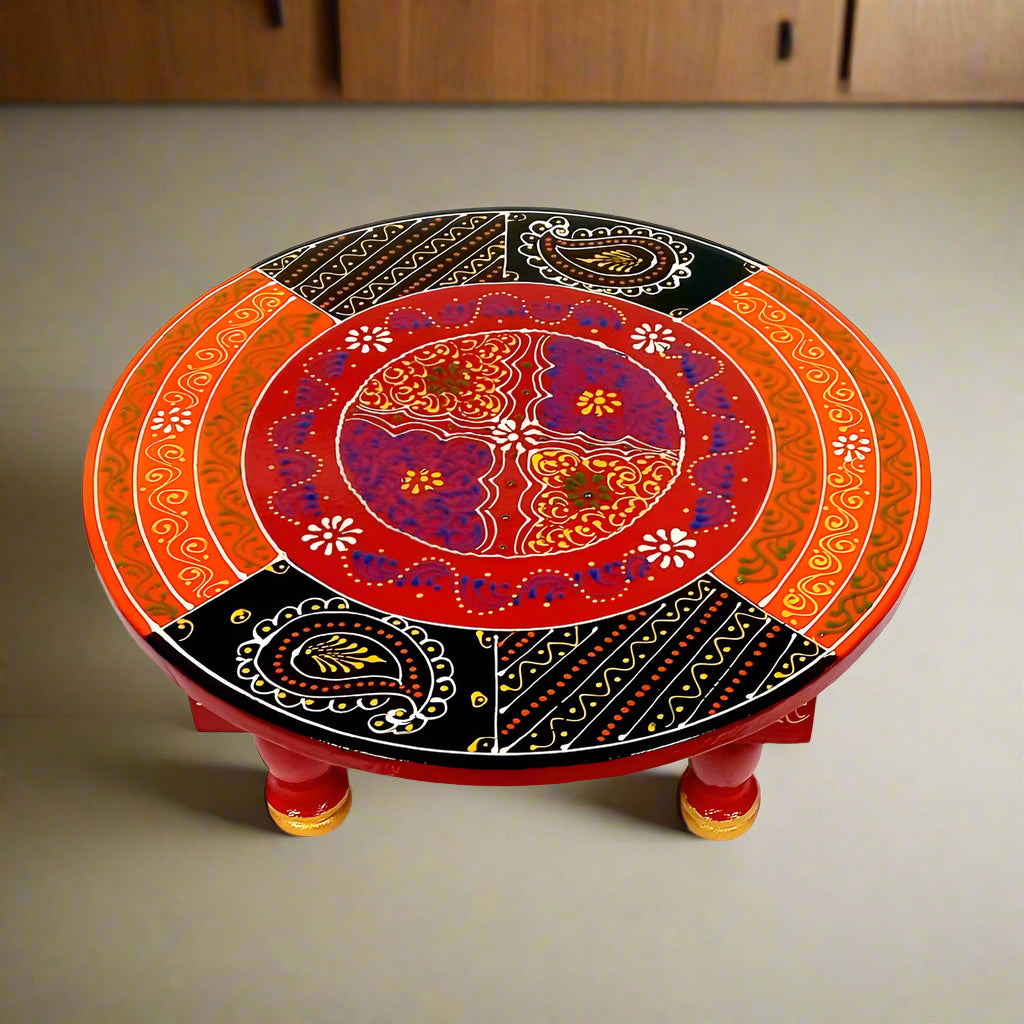 Wooden Pooja Chowki