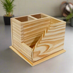 Wooden Office Desk Organizer