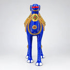 Handcrafted Metal Rajasthani Camel Showpiece with Stone Work