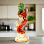 A 25cm Krishna figurine with an attractive design, best for home and office decoration.