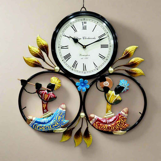 Enhance your home décor with our Traditional Metal Wall Clock, a perfect blend of vintage charm and modern craftsmanship. Crafted from premium metal and designed with intricate traditional detailing, this clock isn't just for telling time—it's a statement of style.