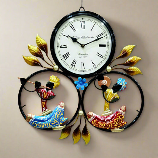 Enhance your home décor with our Traditional Metal Wall Clock, a perfect blend of vintage charm and modern craftsmanship. Crafted from premium metal and designed with intricate traditional detailing, this clock isn't just for telling time—it's a statement of style.