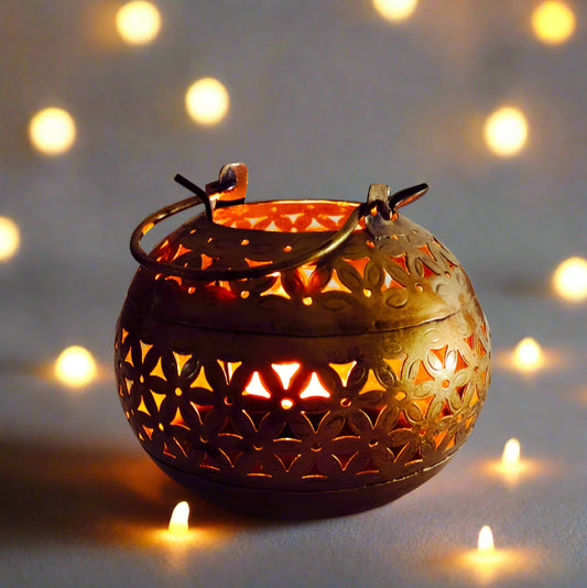 Traditional Metal Candle Holder