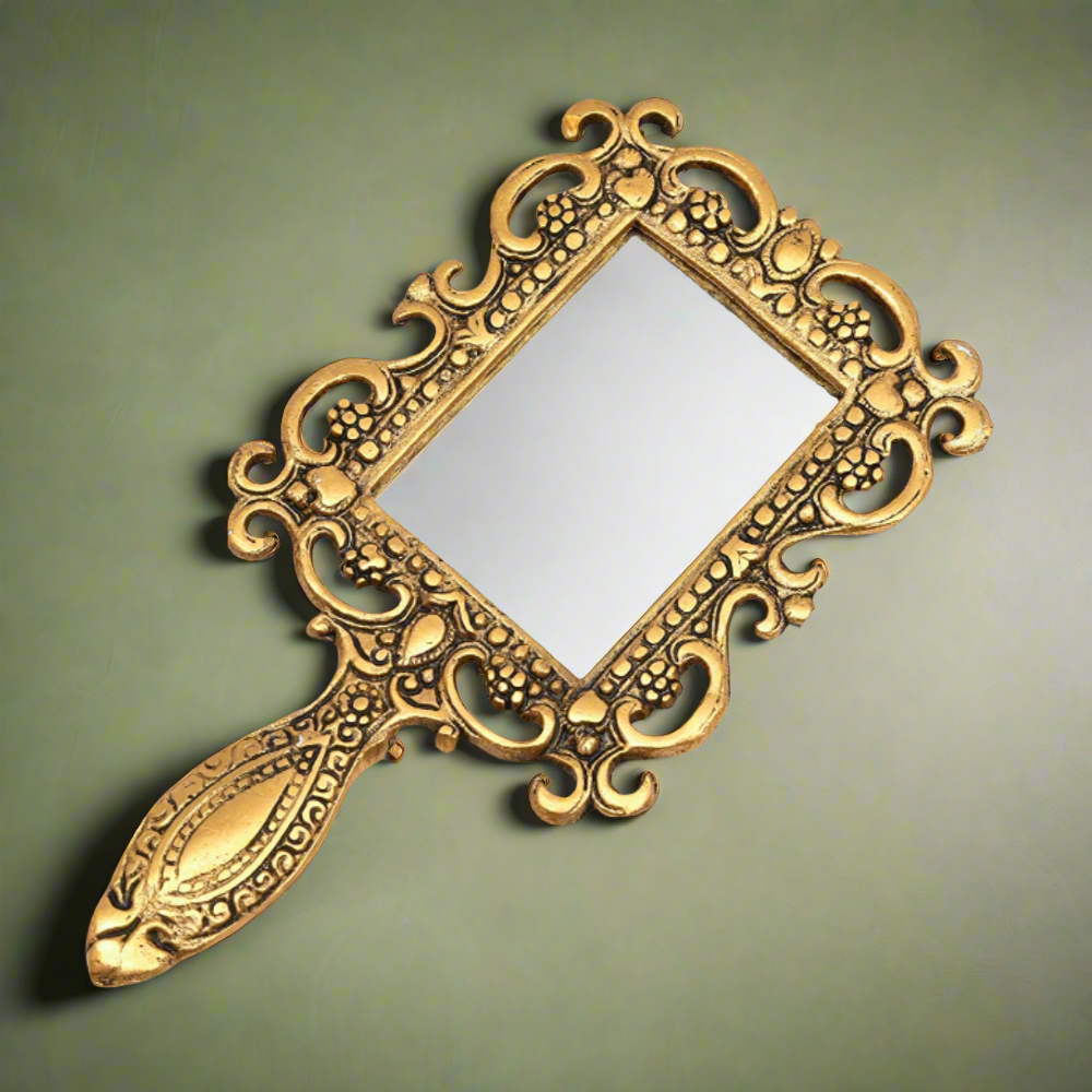 Metal Hand Mirror