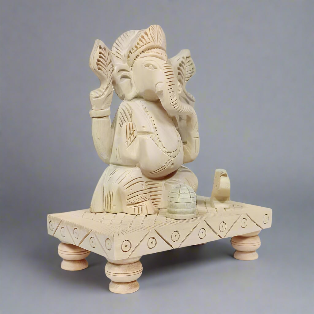 Auspicious Sawan wood Ganeshji idol considered best for puja and Vaastu.