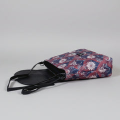 Open view showing the two main internal zippered compartments for organized storage