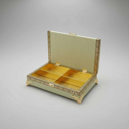 Elegant pista green gifting box for dry fruits, sweets, or chocolates
