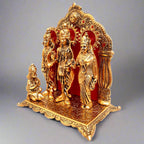 Lord Ram Darbar statue made of metal, spreading blessings and harmony.