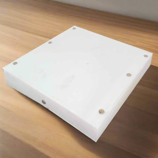 Pure makarana marble decorative plate with box packing for gifts