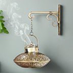 Premium metal tealight holder (34cm) for balcony, garden, and outdoor patio decoration.