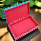 A wooden gift box, a thoughtful present for a special occasion.