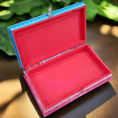 A wooden gift box, a thoughtful present for a special occasion.