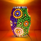 A beautiful mosaic lamp, a unique and thoughtful housewarming gift.