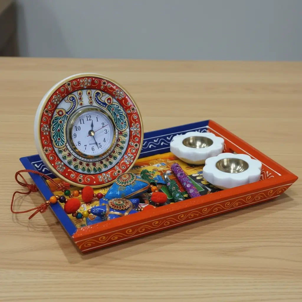 Premium Rajasthani Gift Hamper ideal for corporate Diwali gifting