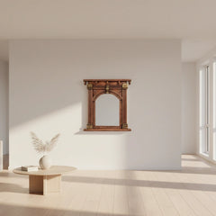 Premium handcrafted wooden Jharokha, an ideal luxury gift for anniversaries and foreign guests.