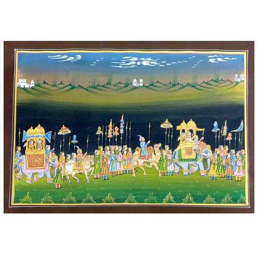 An original, one-of-a-kind painting on pure silk, made by a master artist for unique wall art.