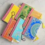 A set of small silk gift bags, ideal as wedding favors or party return gifts.