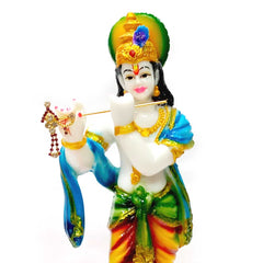 A spiritual Krishna idol in a standing pose, a beautiful and much-liked gift.