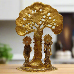 Spiritual Metal Ram Darbar Idol for pooja room, home temple and office decor