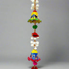 A vibrant, handcrafted toran, a beautiful decorative piece for any wall.