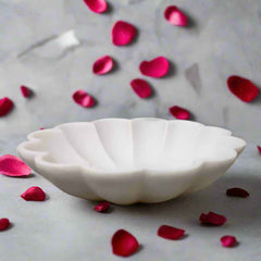 Designer marble urli bowl for temple and living room décor