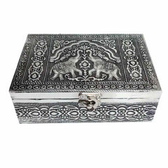 Decorative Elephant Design Jewelry Box
