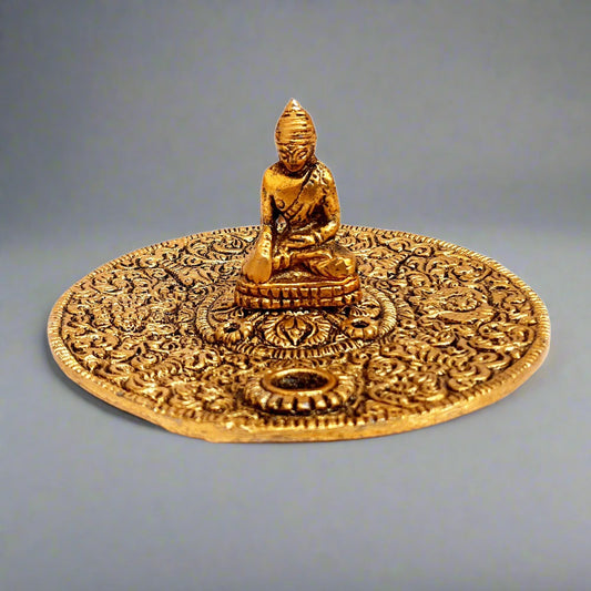 Metal Buddha Dhoop Stand