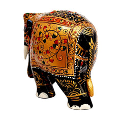 Wooden Elephant Figurine