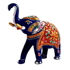 Meenakari Elephant Figurine