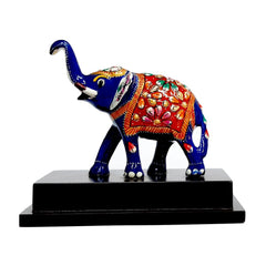 Meenakari Elephant Showpiece
