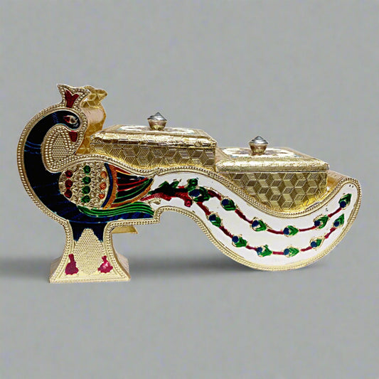 Decorative Peacock Shape Dry Fruit Box