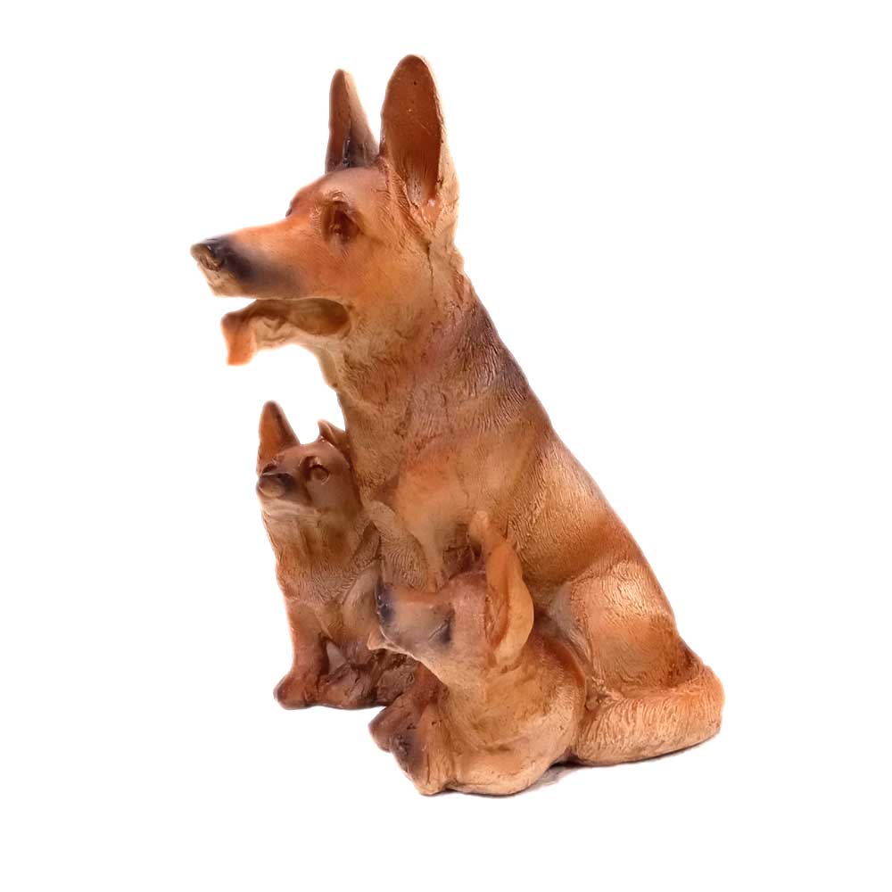 Family Dog Statue