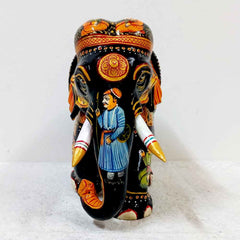 Handcrafted Wooden Elephant Idol