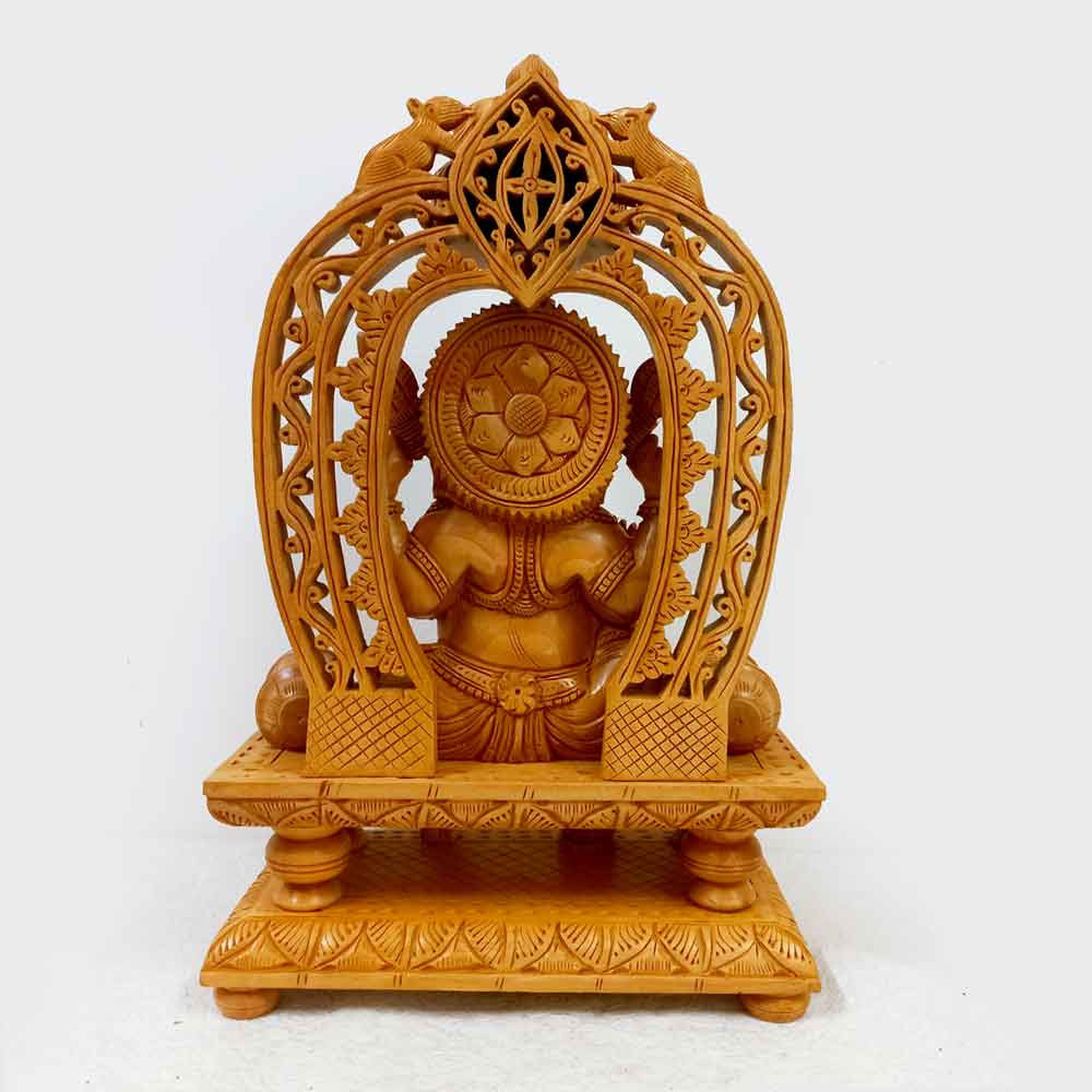 Kadamb Wood Ganesh Idol