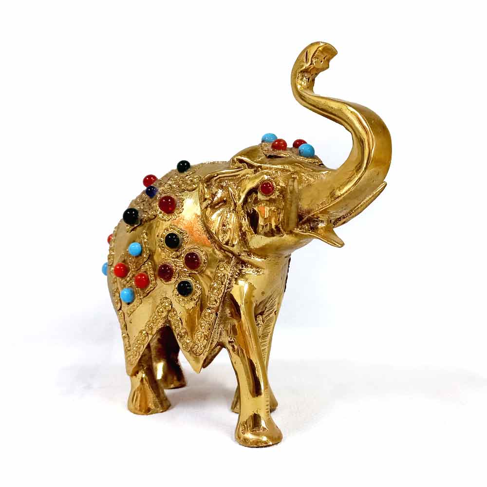 Brass Elephant Showpiece