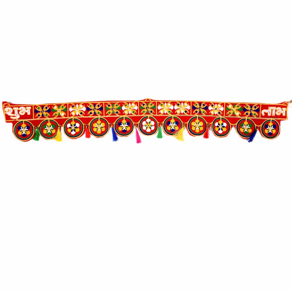 Embroidery Bandarwal for home gate