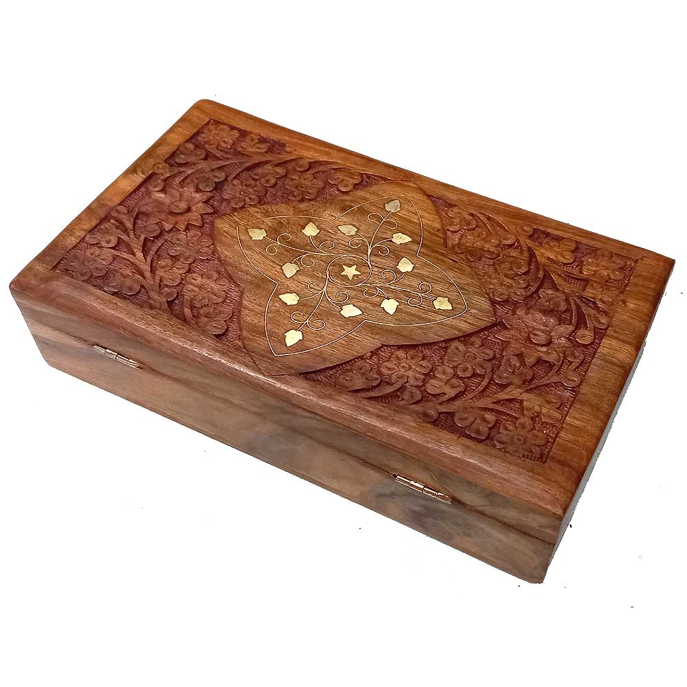 Wood Carving Jewlery Box