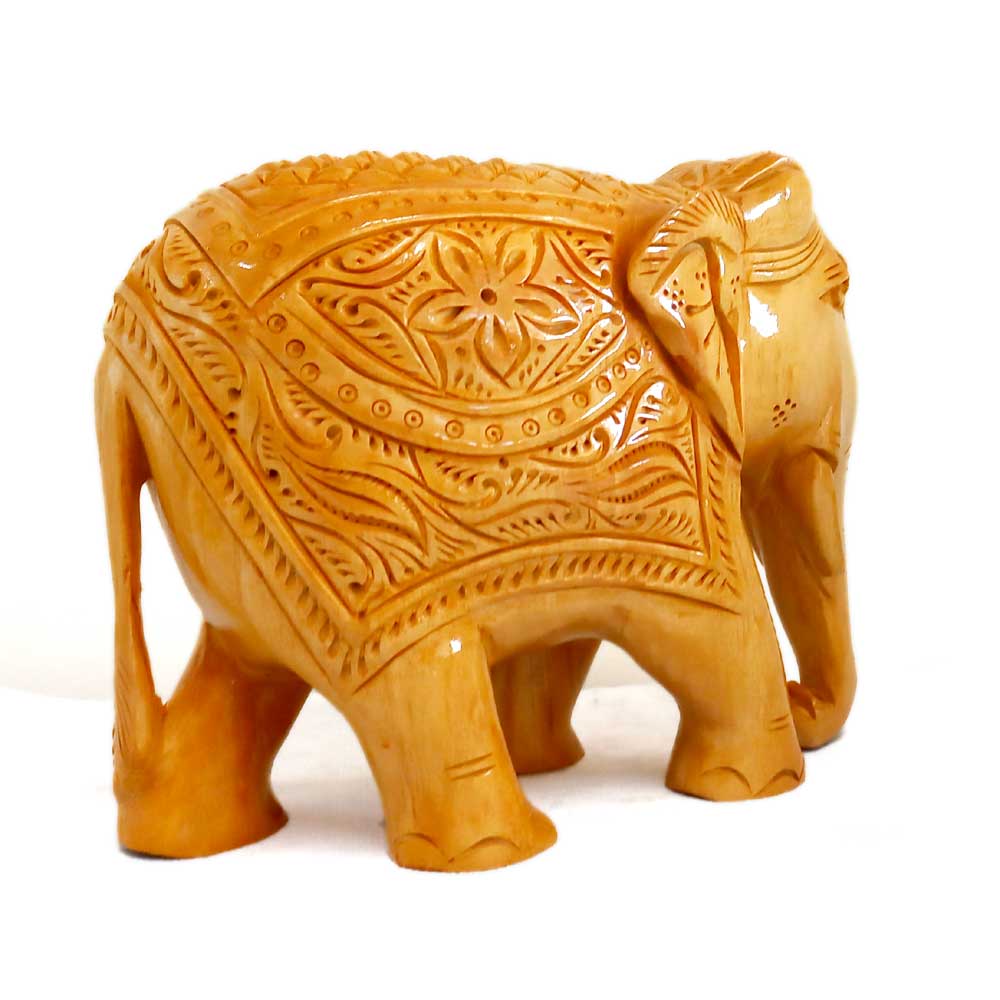 Carving Elephant Showpiece