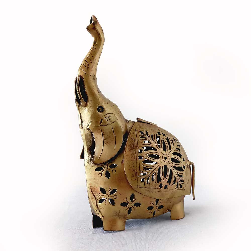 Elephant T Light Candle Stand
