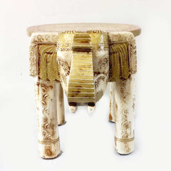Wooden Elephant Stool