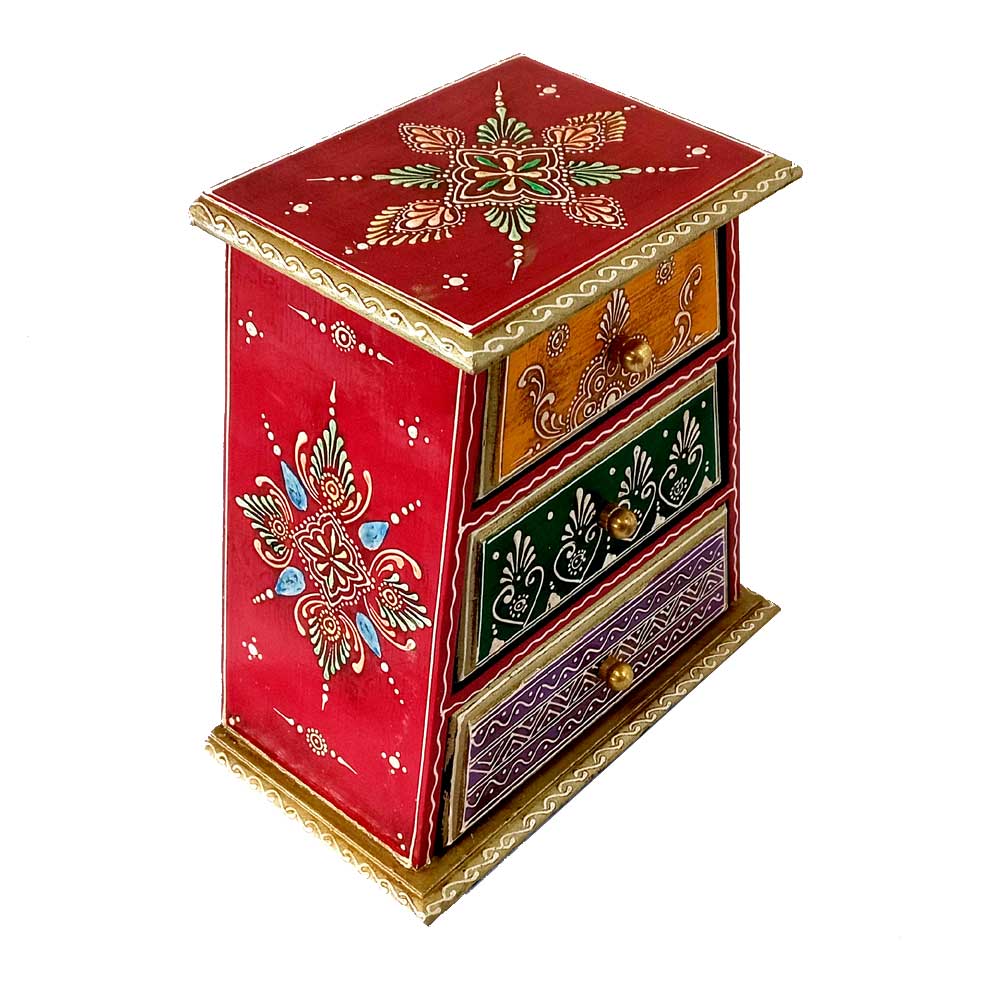 Wooden Emboss Painting Box