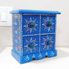 4 Drawer Wooden Jewellery Box