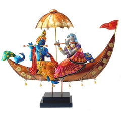 Radha Krishna on Boat