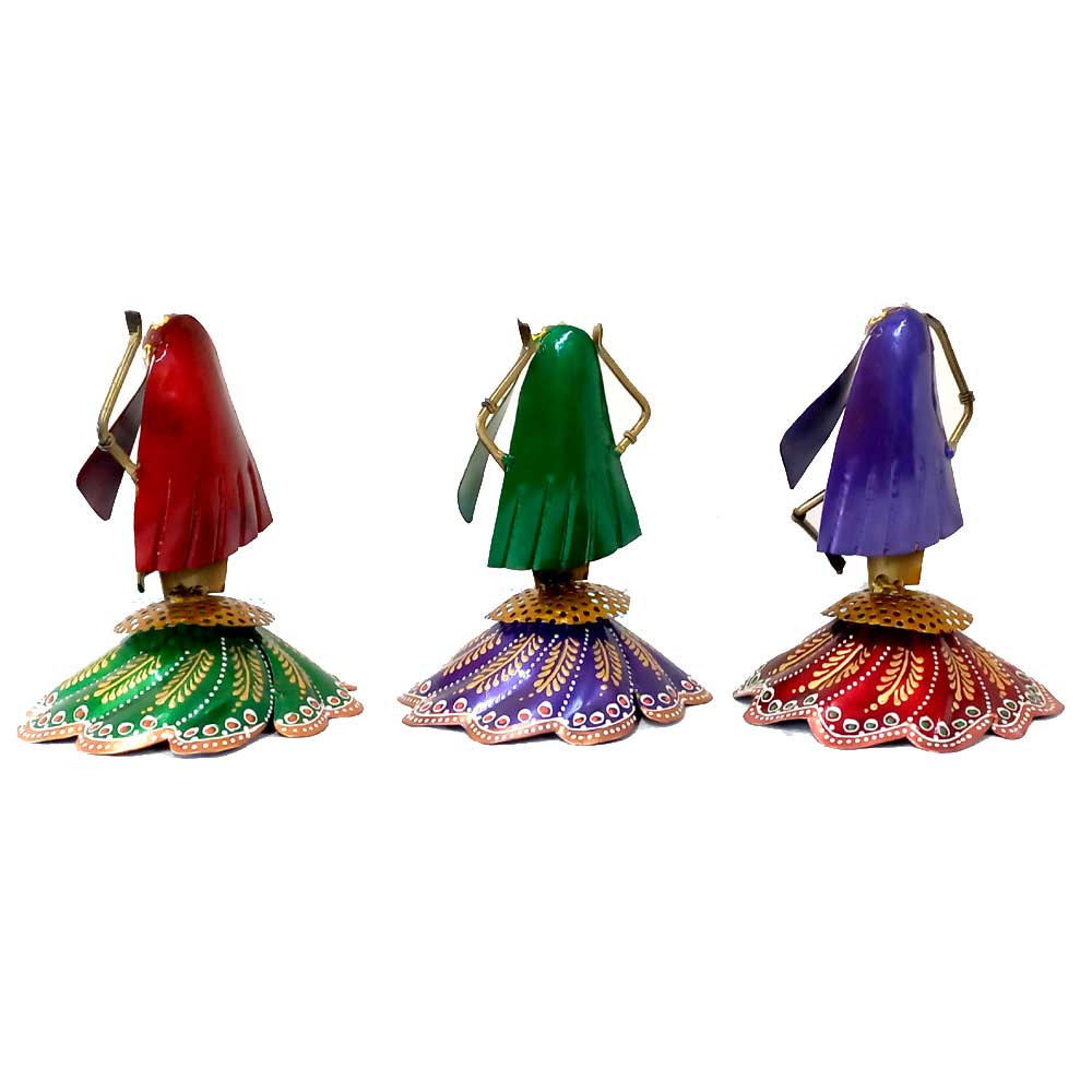 Set of 3 Kalbeliya Dancing Doll