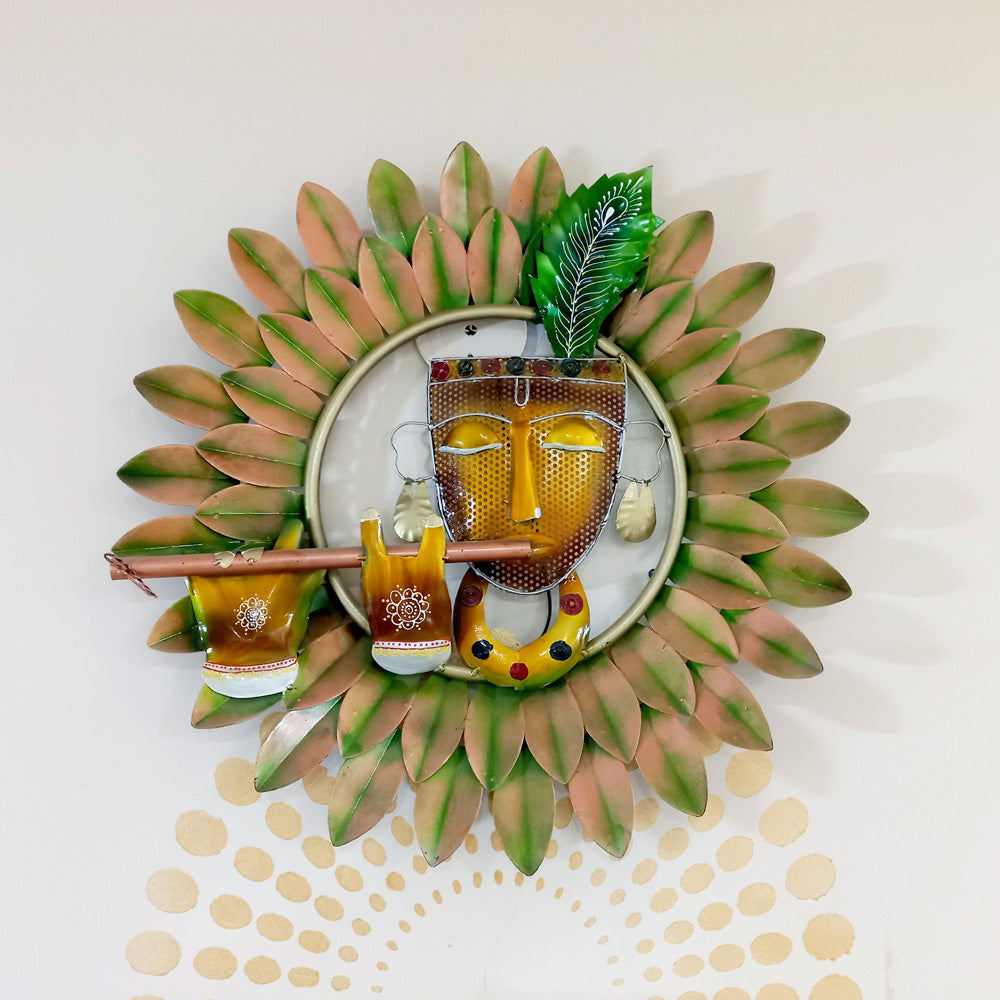 Wall Art Krishna Frame with LED light - kkgiftstore