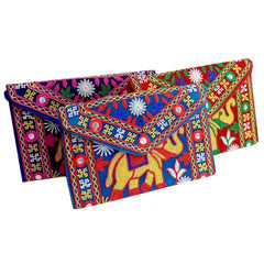 Embroidered Clutch Purse - kkgiftstore