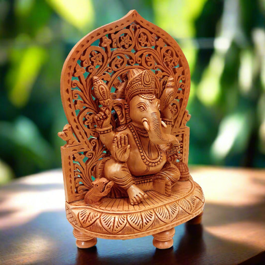 Fine Carving Ganesh Idol