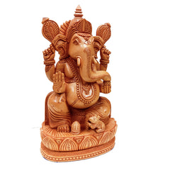 Vinayak Ganesh Figurine in Wood