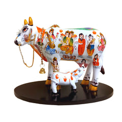 Cow with Calf Figurine